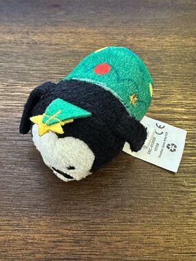 DISNEY Tsum Tsum Mini Goofy Plush 3.5" Christmas Tree Hat Collection 2014